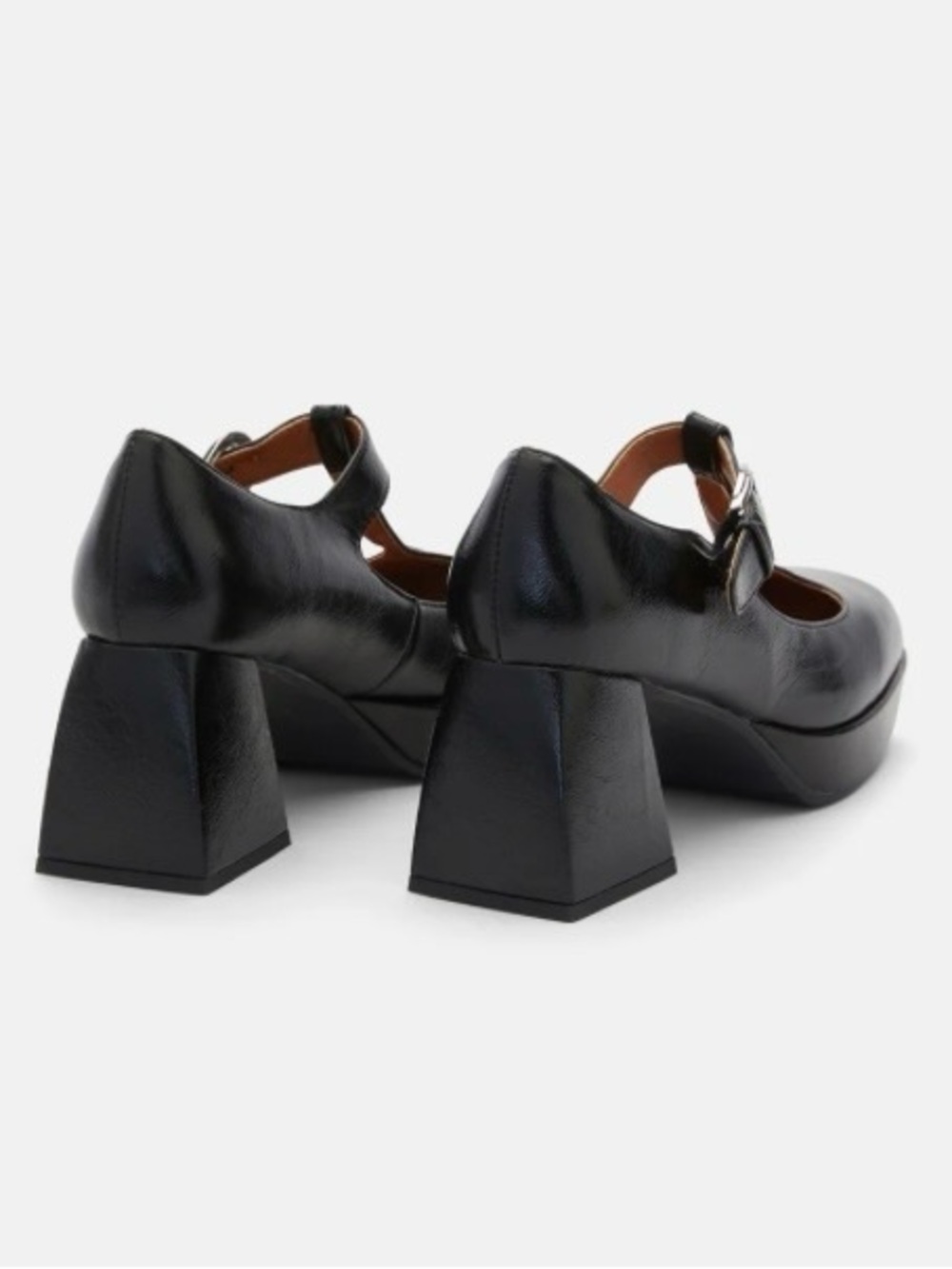 Princess Highway T Bar Platform Heels in Chocolate - Picture 3 of 12